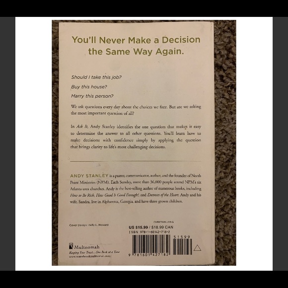 Ask It : The Question That Will Revolutionize How You Make Decisions Book - Picture 2 of 2